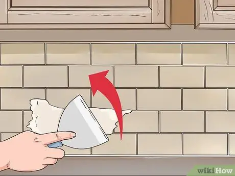 Установите панель Subway Tile Backsplash Шаг 17 Установите панель Subway Tile Backsplash Шаг 17