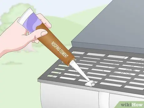 Установите ограждение желоба Шаг 12