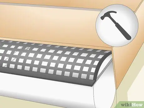 Установите ограждение желоба Шаг 16