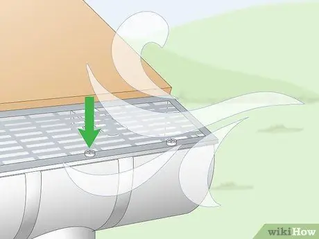 Установите ограждение желоба Шаг 18