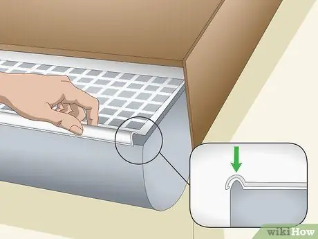 Установите ограждения желоба Шаг 4