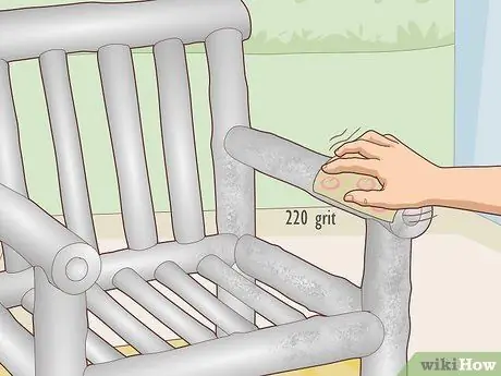 Покраска мебели из бамбука Шаг 11