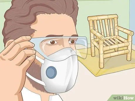 Покраска мебели из бамбука Шаг 7