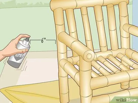 Покраска мебели из бамбука Шаг 8