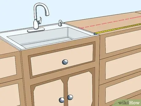 Измерьте кухонные шкафы Шаг 11