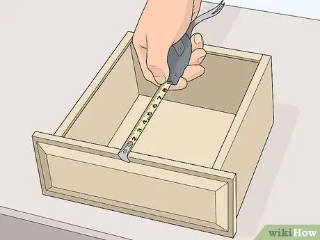 Измерение слайдов ящика Шаг 3