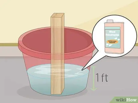 Защита деревянного столба от гниения в земле Шаг 7
