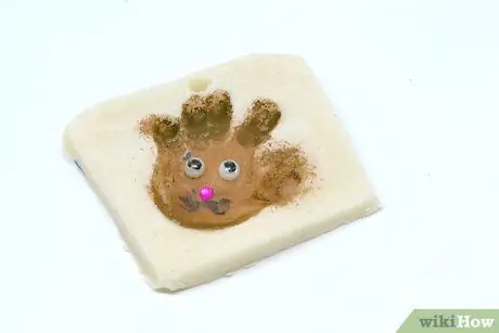 Сделайте отпечатки ладоней из соленого теста Шаг 19