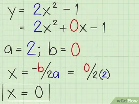 Постройте параболу, шаг 3