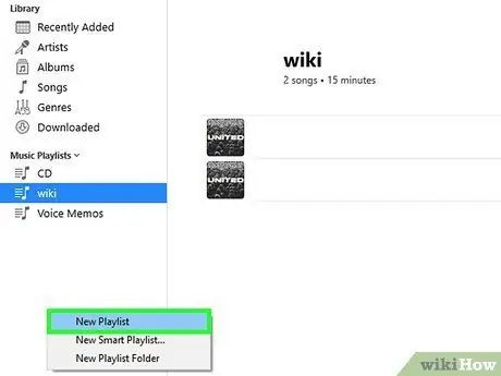Создание списка воспроизведения музыки для упражнений Шаг 7