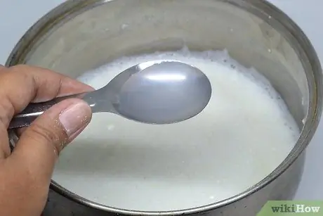 Сделайте клей из молока, шаг 2