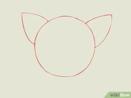 Рисуем девушку-кошку из аниме Шаг 01