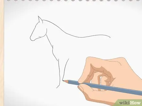 Рисуем простую лошадь Шаг 7