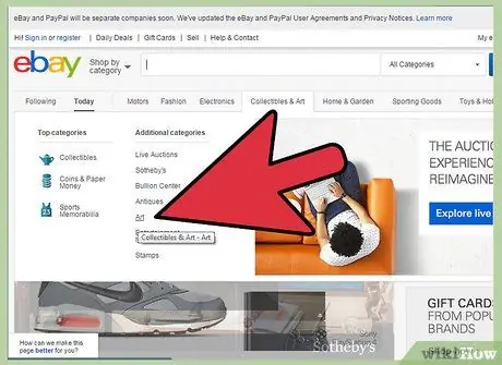 Купить искусство на eBay Шаг 3