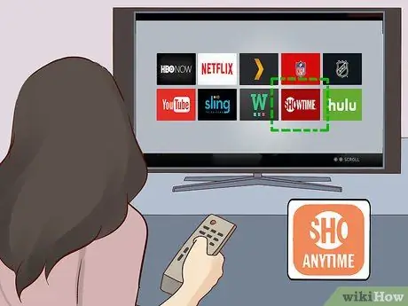 Активировать Showtime Anytime на Apple TV Шаг 1 Активировать Showtime Anytime на Apple TV Шаг 1