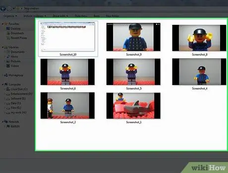 Создание фильма с покадровой анимацией в Windows Movie Maker. Шаг 13