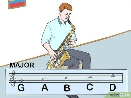 Играйте на саксофоне альт Шаг 15