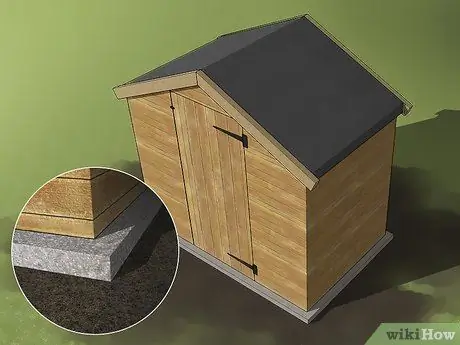 Атмосферостойкий сарай Шаг 1