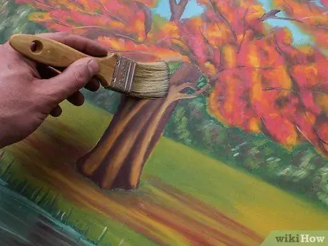 Очистите картину маслом Шаг 5