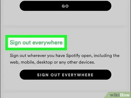 Выйти из Spotify на iPhone или iPad. Шаг 11