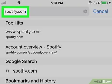 Выйти из Spotify на iPhone или iPad Шаг 7
