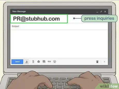 Свяжитесь с StubHub Шаг 5