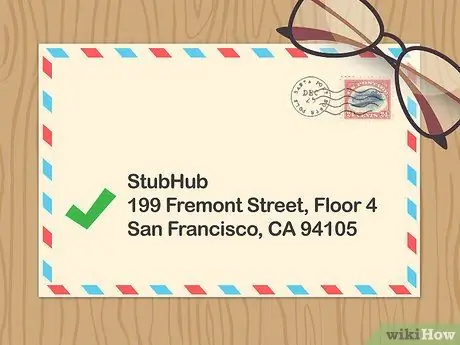 Связаться с StubHub Шаг 8