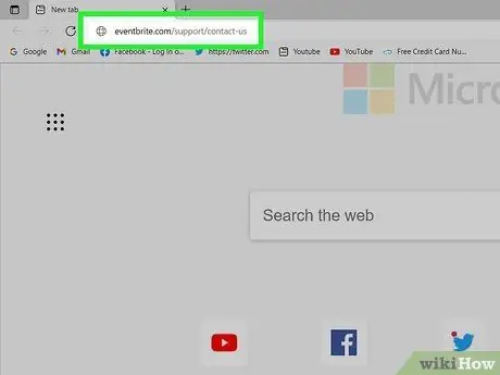 Связаться с Eventbrite Шаг 1 Связаться с Eventbrite Шаг 1