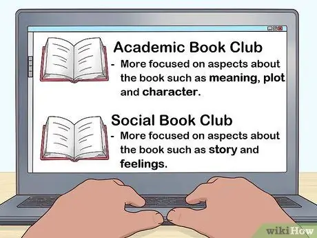 Начать книжный клуб Шаг 1
