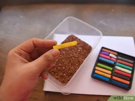 Используйте пастель, шаг 1