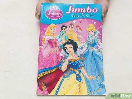 Цвет в книжке-раскраске Шаг 1 Цвет в книжке-раскраске Шаг 1