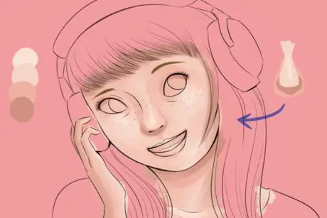 Рисуем человека с синдромом Дауна Step 10