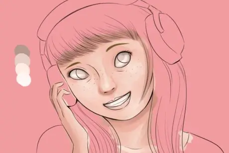 Рисуем человека с синдромом Дауна Step 11