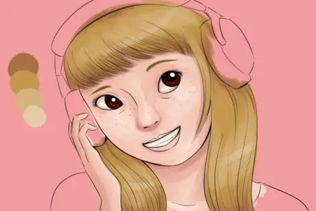 Рисуем человека с синдромом Дауна Step 13