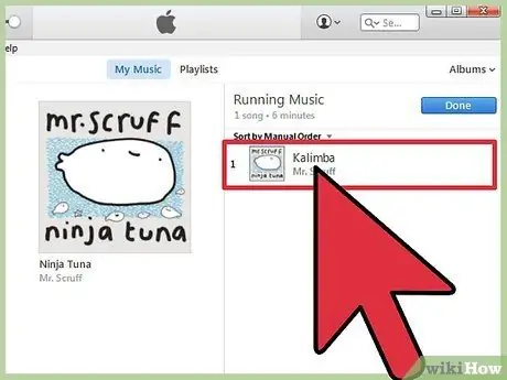 Создание списка воспроизведения в iTunes Шаг 5
