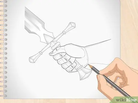 Рисуем аниме руки Шаг 10