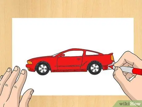 Рисуем Ford Mustang Шаг 9