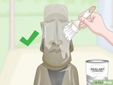 Покраска бетонных статуй, шаг 14