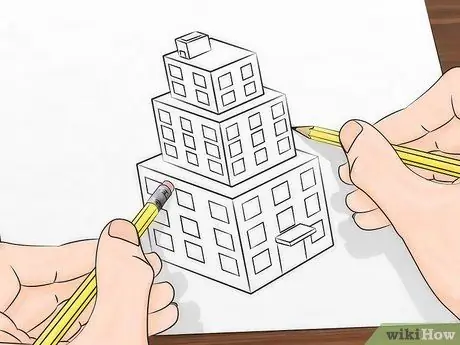 Рисование зданий Шаг 4 Рисование зданий Шаг 4