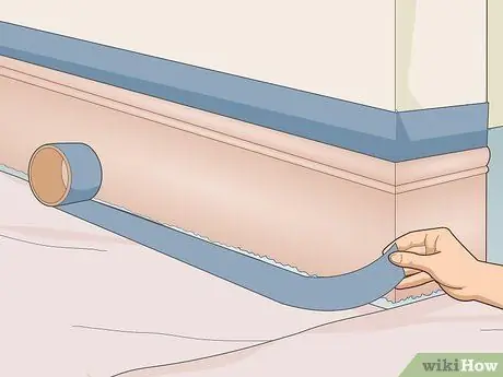 Покраска плинтусов ковром Шаг 4