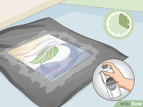 Картины акварелью лаком Шаг 5