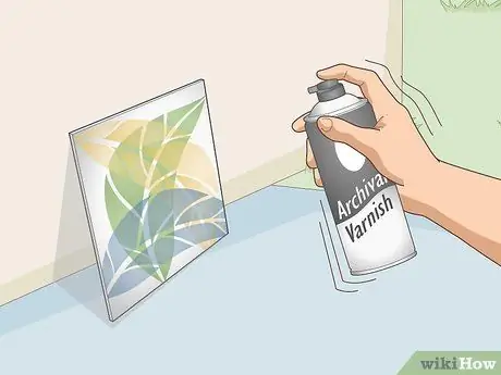 Картины акварелью лаком Шаг 7