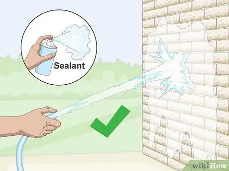 Чистая кирпичная стена Шаг 11