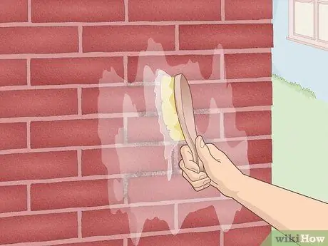 Чистая кирпичная стена Шаг 16
