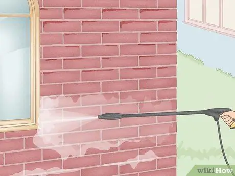 Чистая кирпичная стена Шаг 17