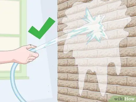 Чистая кирпичная стена Шаг 7