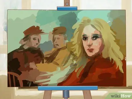 Раскрась искусство импрессионизма Шаг 16