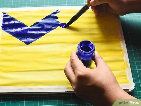 Раскрасьте полосы шеврона Шаг 6