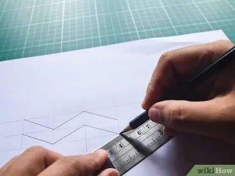 Раскрасьте полосы шеврона Шаг 9