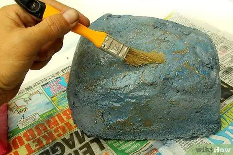 Сделайте искусственные камни из бетона Шаг 13